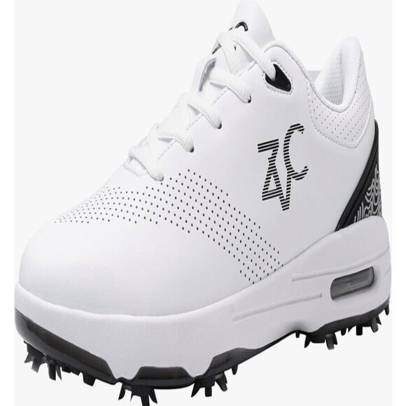 Waterproof Golf Spiked Shoes Outdoor Walking Sneakers Breathable Men\'s Sz 10 main image 4